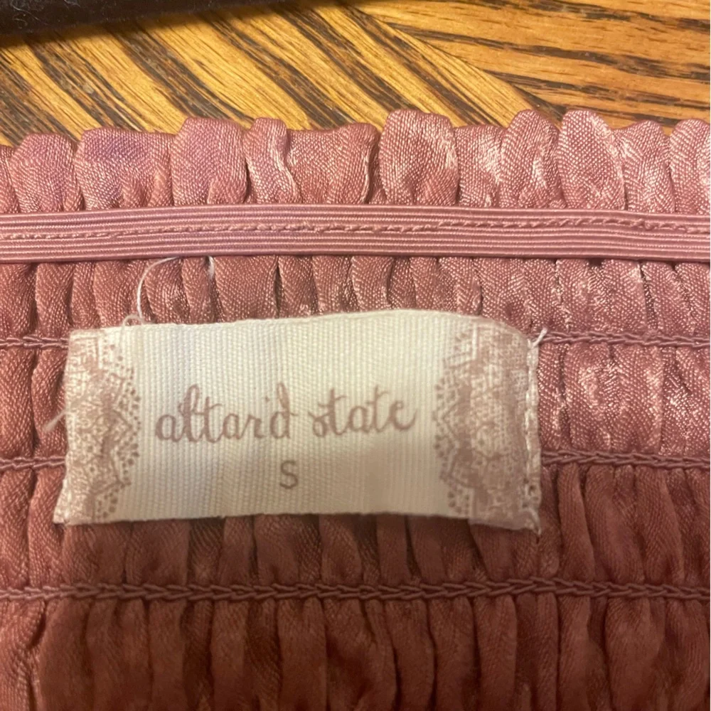 Altar'd State Rust Ruffle Maxi Dress - Picture 3 of 3